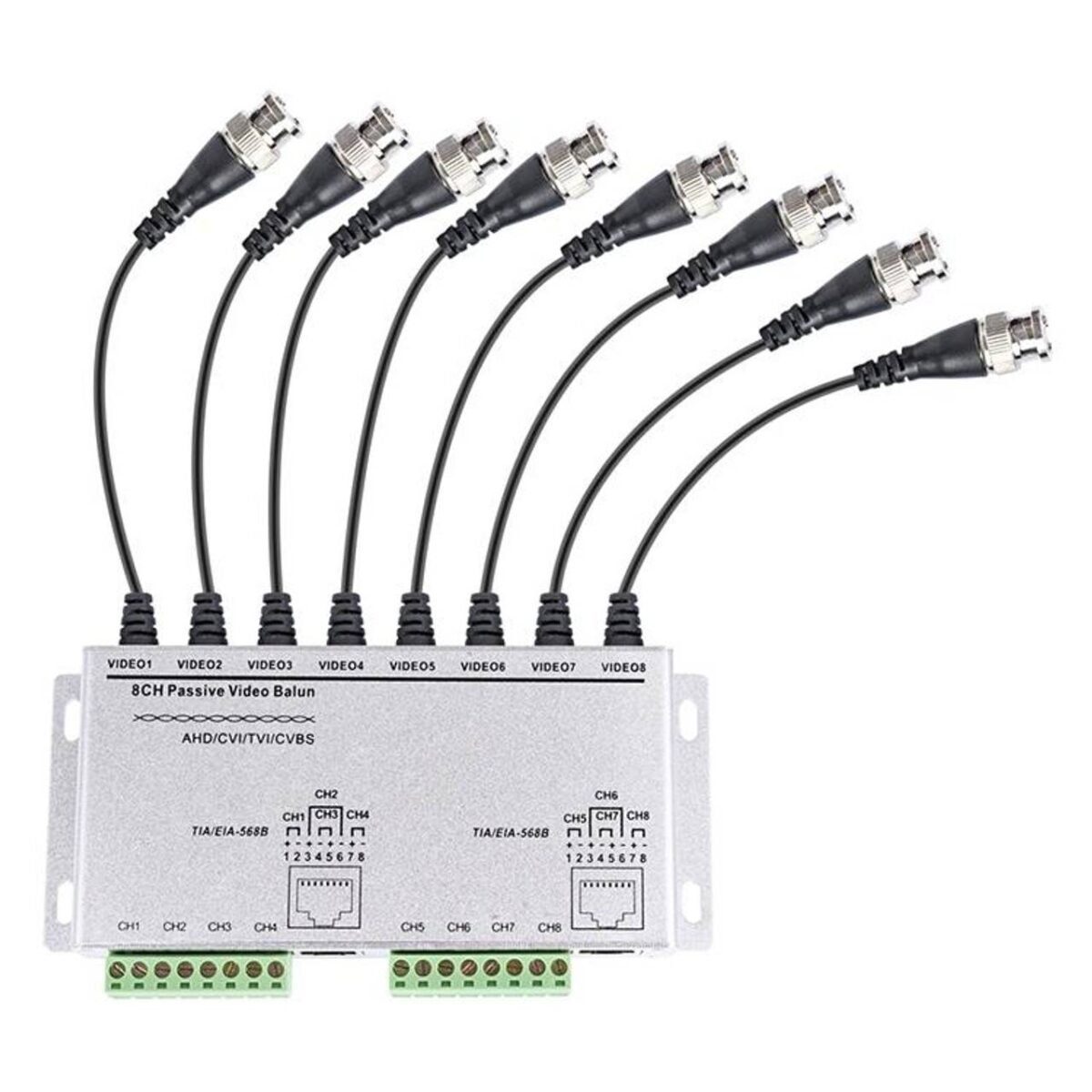 CCTV 8 Channel HD-CVI/TVI/AHD UTP Passive Video Balun - Govision.co.za